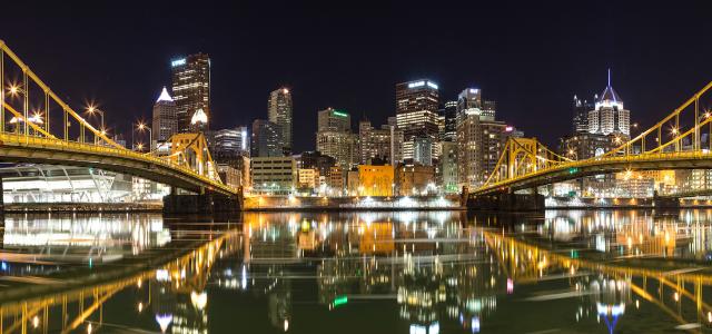 bridge at night